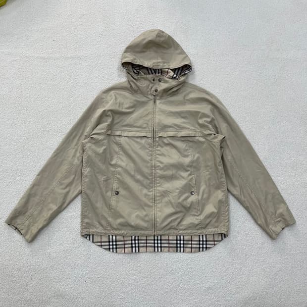 L 버버리 리버시블 노바체크 자켓 0303M