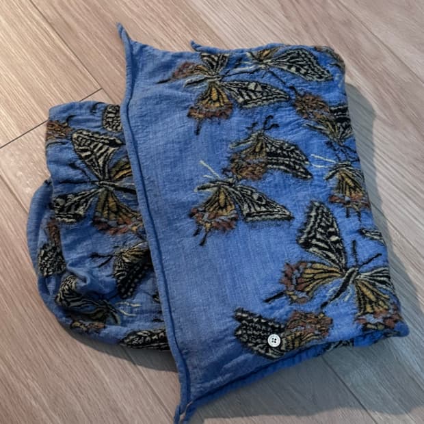 캐피탈 울 버터플라이 머플러 단종컬러