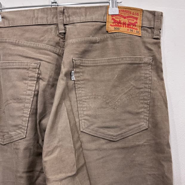리바이스 505 레귤러핏 코듀로이 워크팬츠