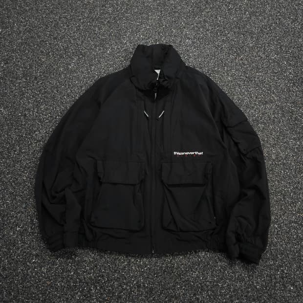 디스이즈네버댓 빅로고 유틸리티 나일론 자켓 (XL)