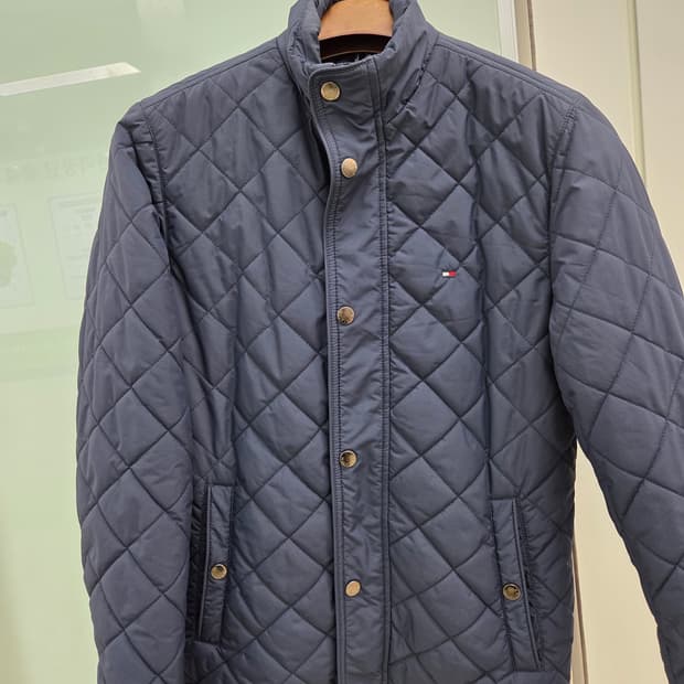 타미힐피거 네이비 퀼팅 자켓 XS