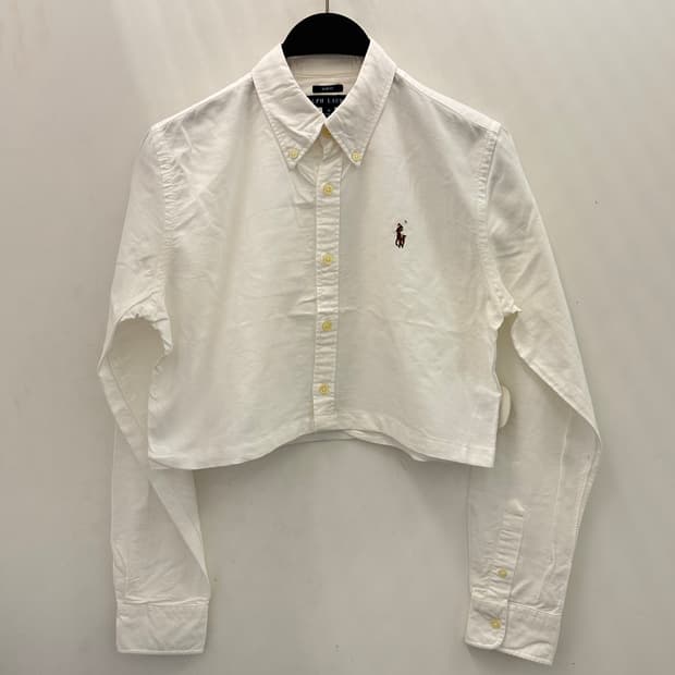 POLO 폴로 리메이크 크롭긴팔셔츠