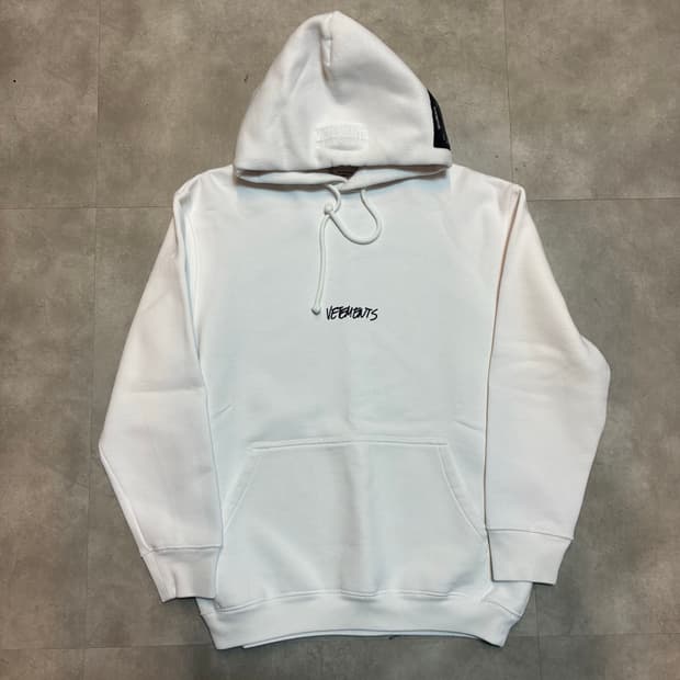 21AW Written Logo Hoodie White