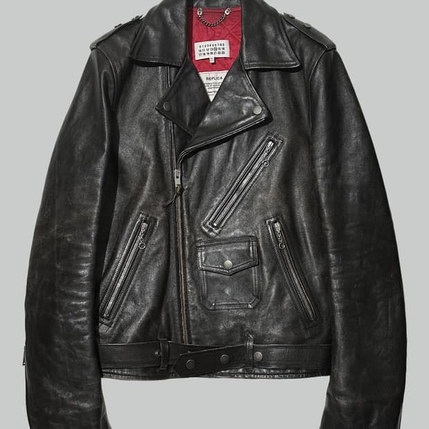 마르지엘라 퍼펙토 레더 자켓