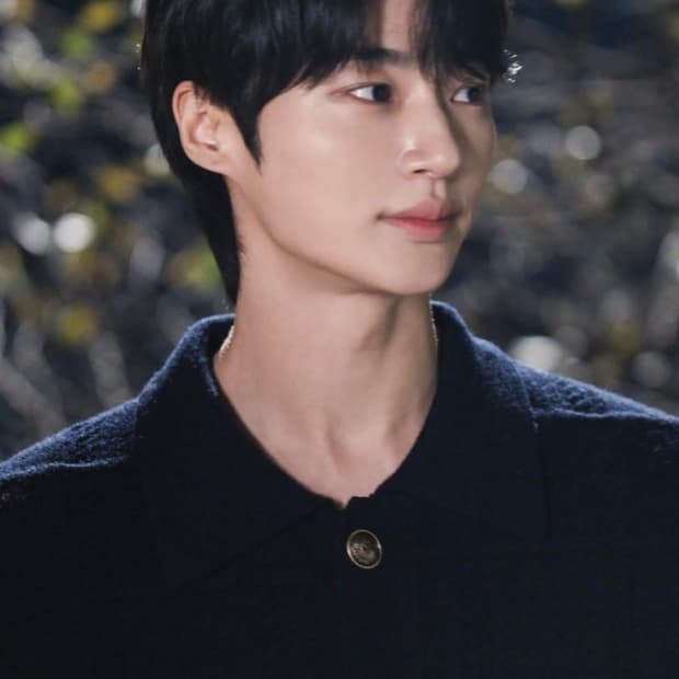 렉토25fw 빈티지 다크네이비 가디건 s사이즈(변우석착용)