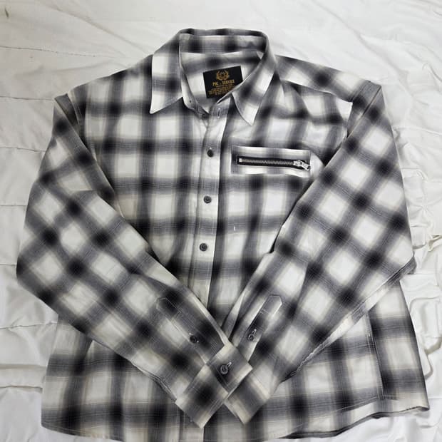 POG serice  JAPAN COTTON CHECK SHIRT