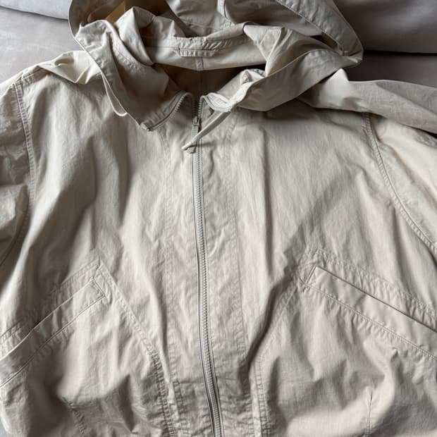 유니클로 U 후드 블루종 바람막이 L 판매