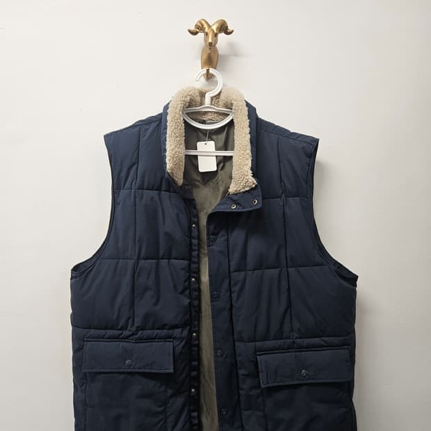 에디바우어 빈티지 패딩조끼