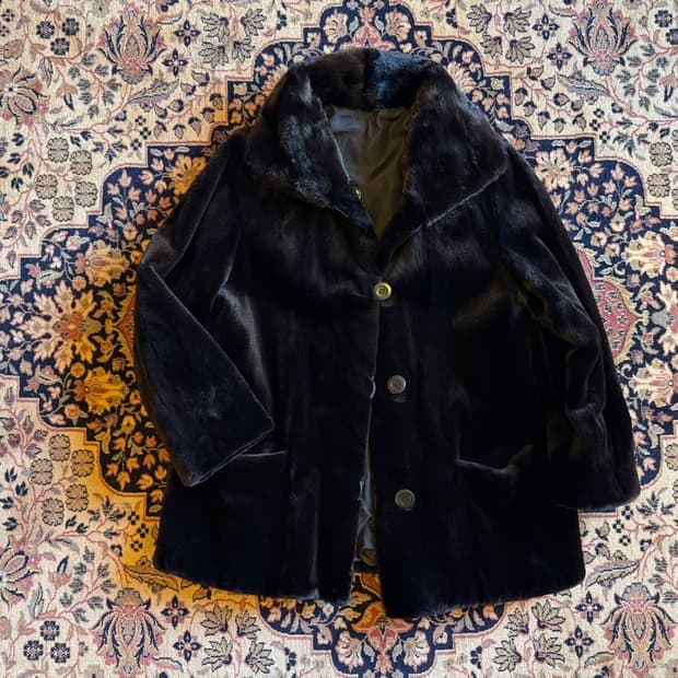 안나 마리아 밍크 자켓 55~66