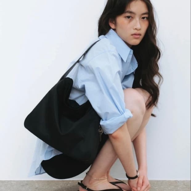 얼바닉 나일론 호보백 