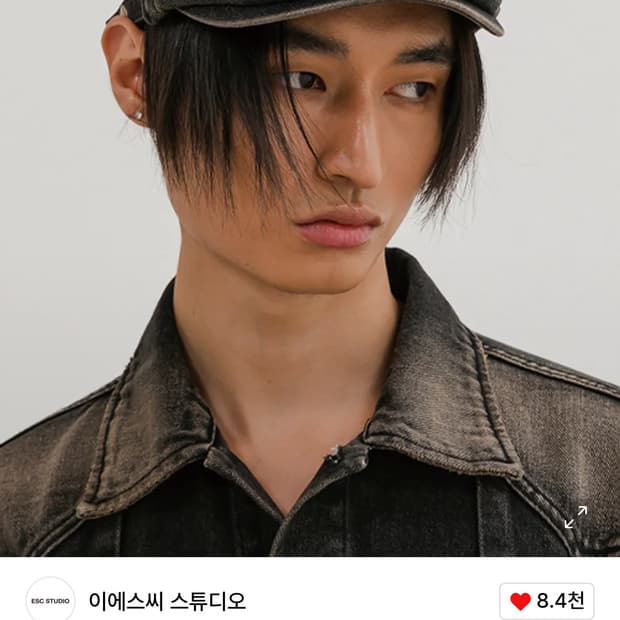 esc studio 헌팅캡 블랙