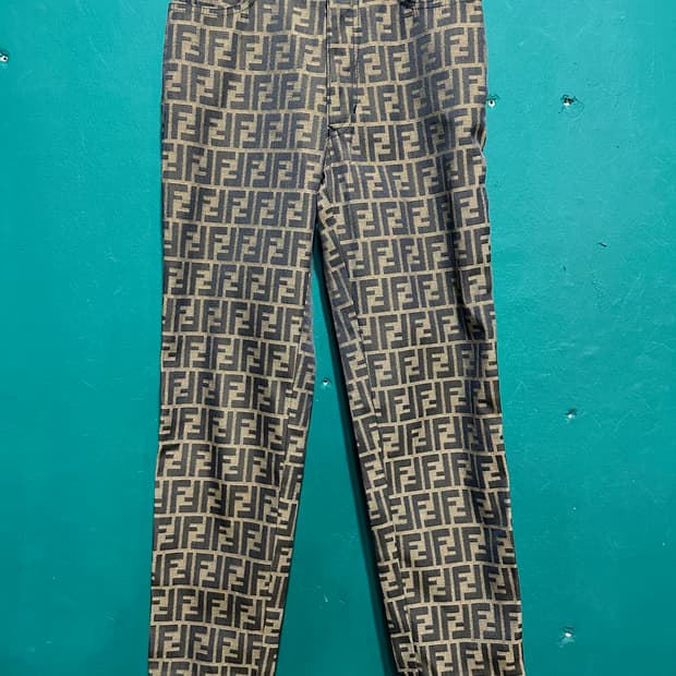 펜디 주카 FF로고 팬츠