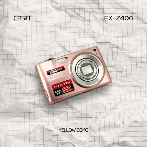[수채감성] CASIO 카시오 엑슬림 EX-Z400 레트로 디지털 카메라