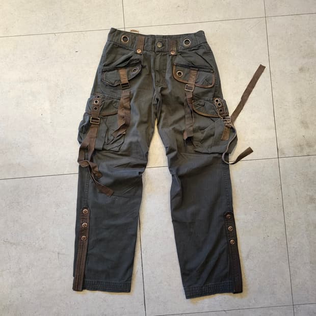 Dohc 본디지 스트랩 카고팬츠 33inch