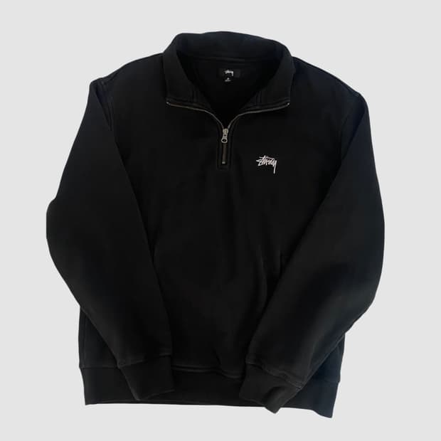 스투시 반집업 맨투맨