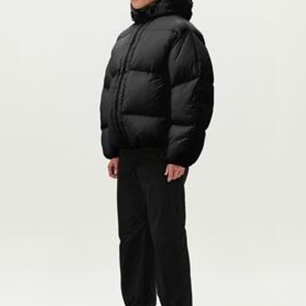 éé by nouvmarée 다운 파카 블랙