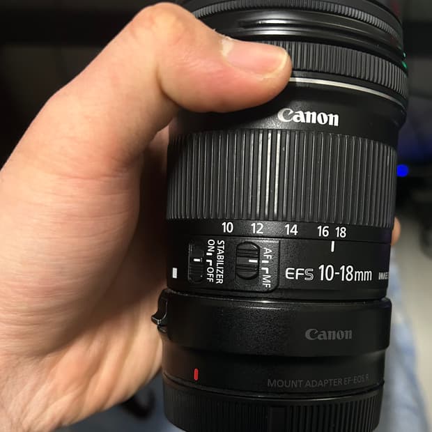 S급 캐논 EF-S 10-18, 필터 CP-L 67mm, ef 마운트