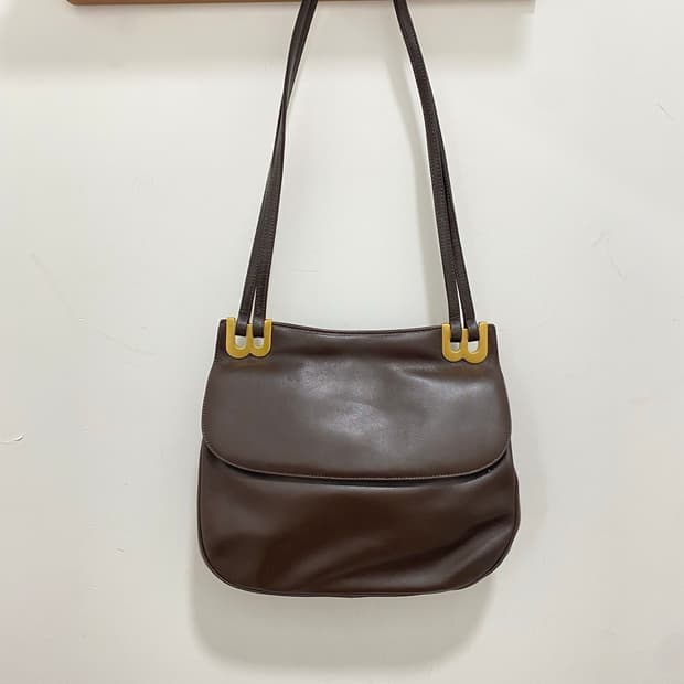 Bally 빈티지 가죽 숄더백