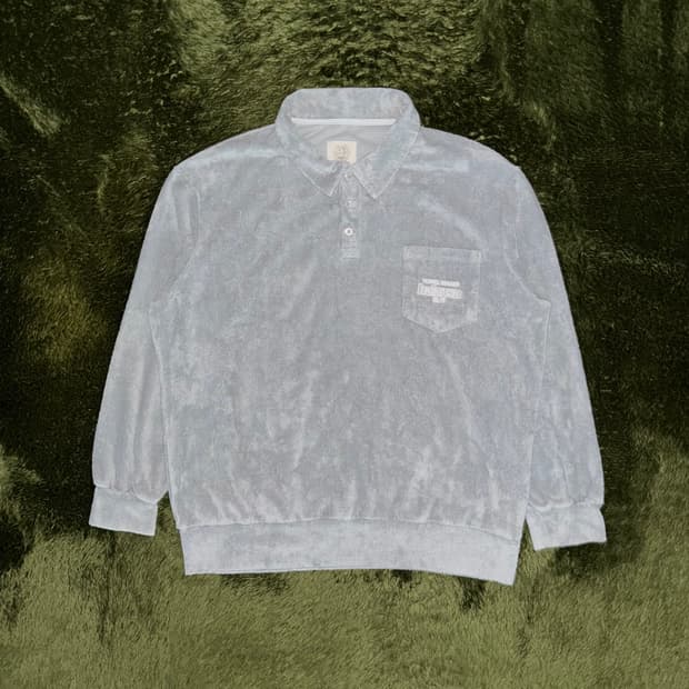 [2] Balansa 발란사 X 송월 타올 테리 폴로 롱슬리브 그레이