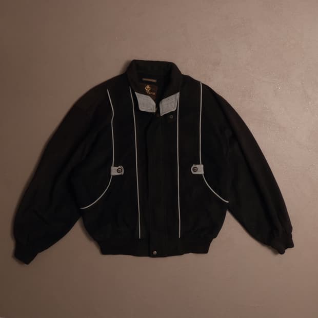 90's 일본빈티지 블루종 봄버자켓 A1471