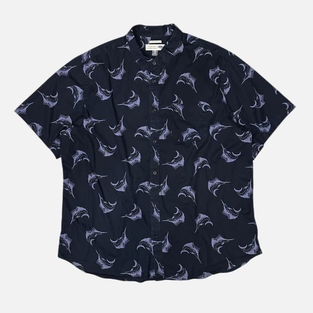 swordfish navy over shirt