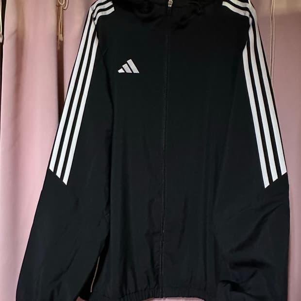 아디다스 바람막이 2XL 110 블랙 바막