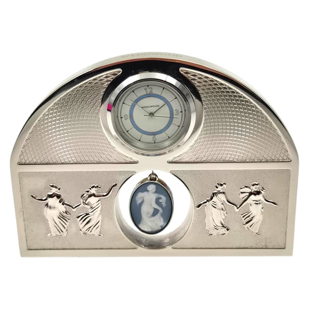 80s 영국 웨지우드 뮤즈 제스퍼 실버 시계