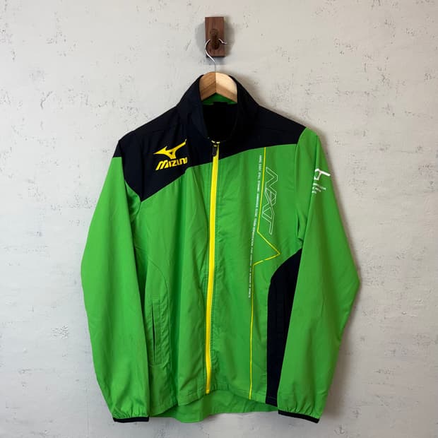 미즈노 빈티지 그린 바람막이