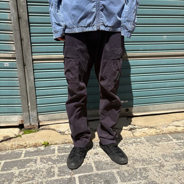 씨피컴퍼니 퍼플 하드 페이딩 렌즈 팬츠