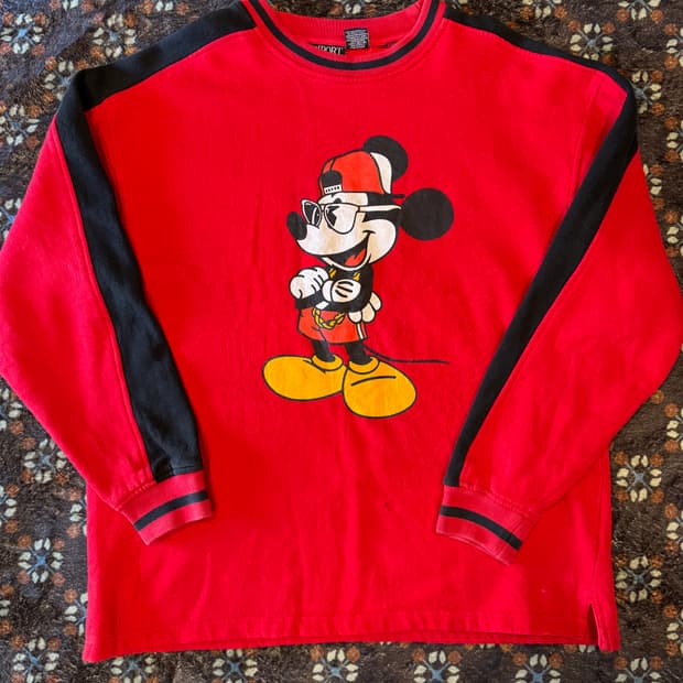 미키 기모 스웻셔츠