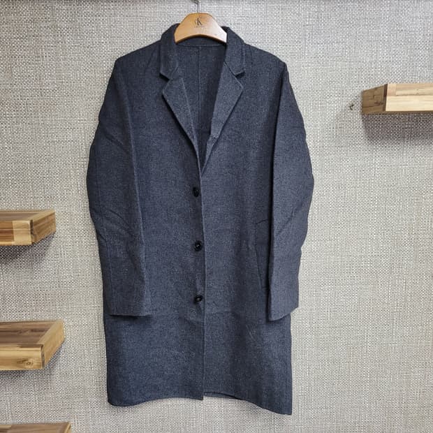 M 100사이즈 플랙 울 코트