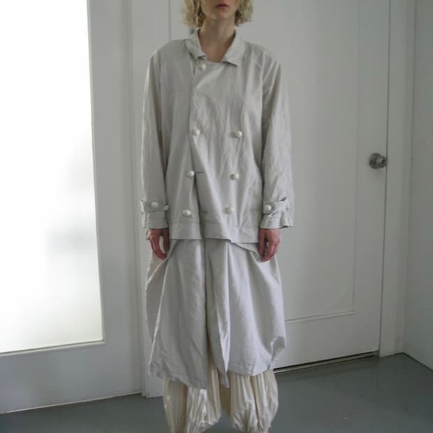 에옹쓰 Paper Vintage Coat - mint beige