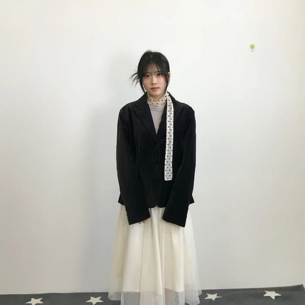 GAP Velvet Blazer Black Purple Lining