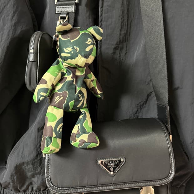 베이프 카모 인형 파우치 키링