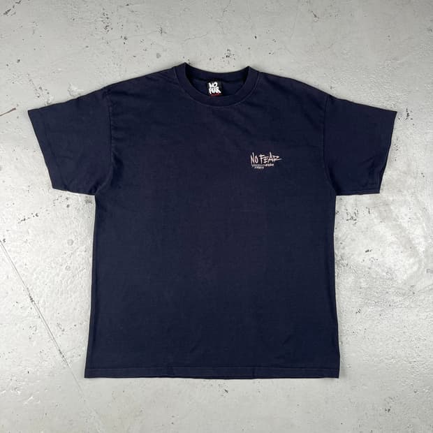 빈티지 No Fear 자수 로고  반팔티
