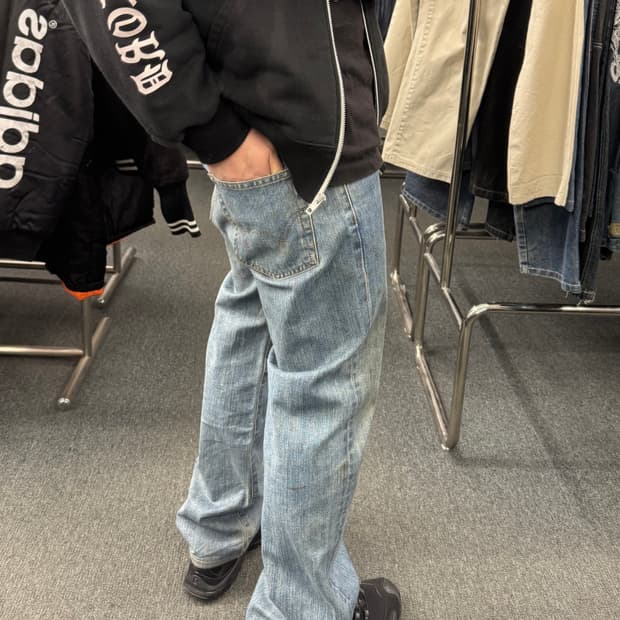 33)에드윈 503ZZ 빈티지 워싱 데님팬츠