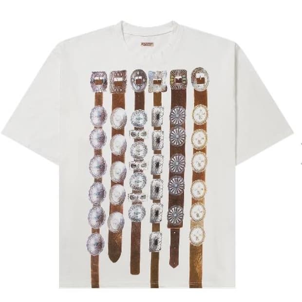 캐피탈 벨트 크루 티셔츠 L 미개봉 쇼핑백 포함