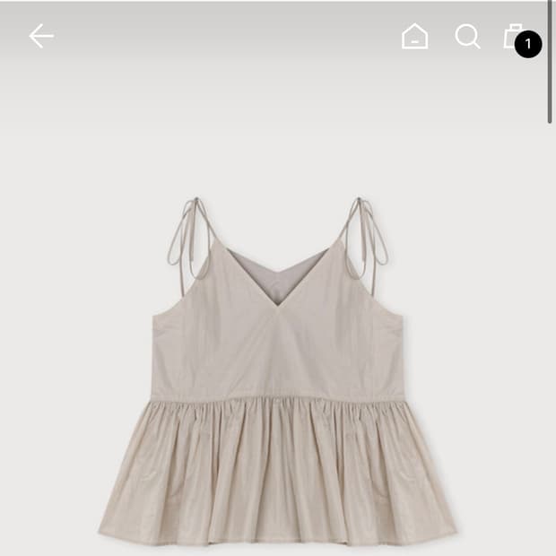 에토스 LIGHT STRAP TOP