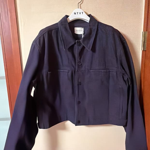 누마레 가먼트다잉 자켓 퍼플 L 판매합니다 !