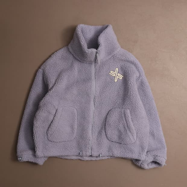 젝시믹스 오버핏 크롭 플리스 집업자켓 A1832