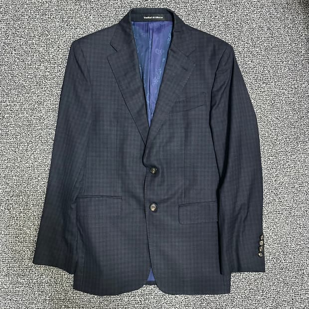 (95) 반하트 디 알바자 체크 블레이저 정장 자켓