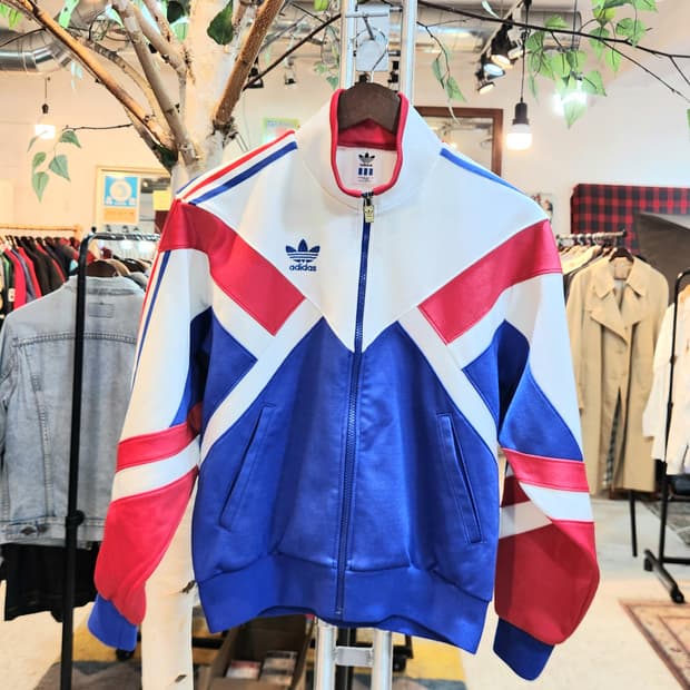 90s 아디다스 올드스쿨 삼선 트랙 빈티지 져지 자켓