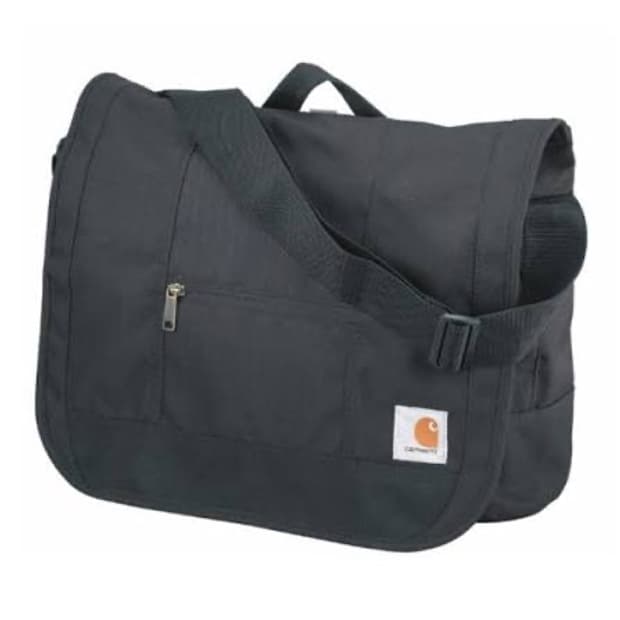 칼하트 립스탑 메신저백 블랙