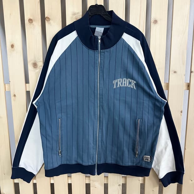 (L) 나이키 올드스쿨 스트라이프 져지 집업 자켓