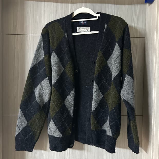 Noah 셔틀랜드 울 가디건 M