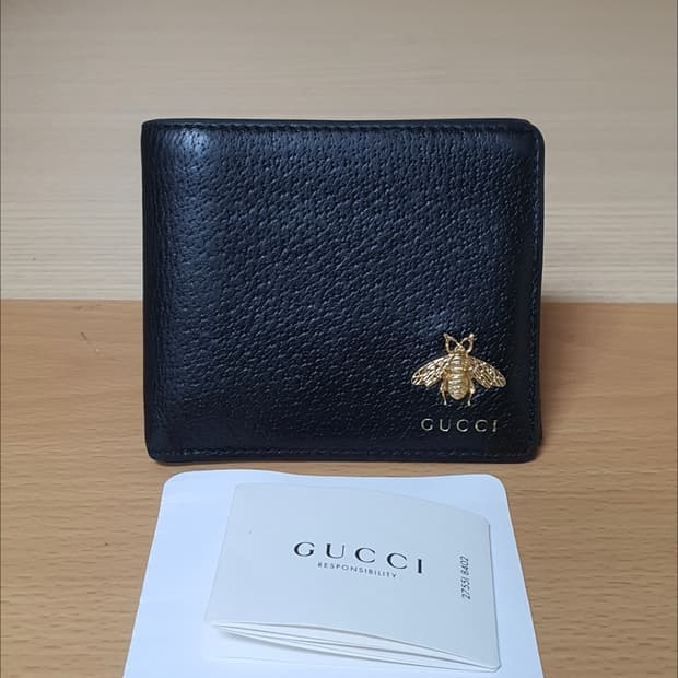 구찌 꿀벌 반지갑/지갑 정품A급(감정O)