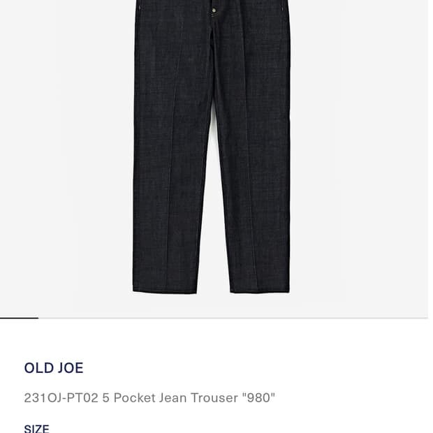 올드조 980 32사이즈 판매합니다.