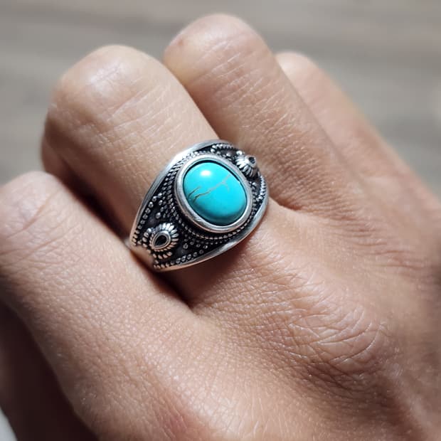 나바호터키석 반지