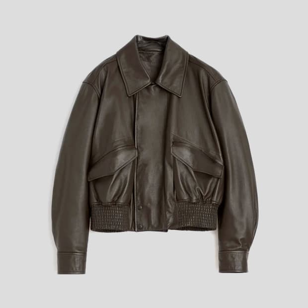 르메르 레더 자켓 / 블루종