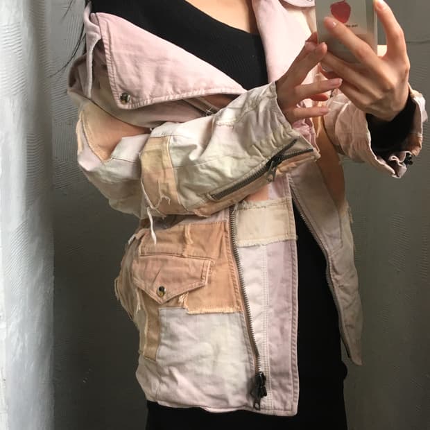 Isabel Marant 이자벨마랑 핑크 패치워크 자켓